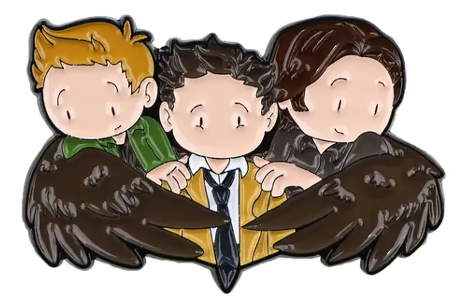 Pins De Supernatural / Chibis / Pines Metálicos (broches) 1