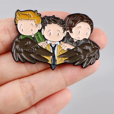 Pins De Supernatural / Chibis / Pines Metálicos (broches)