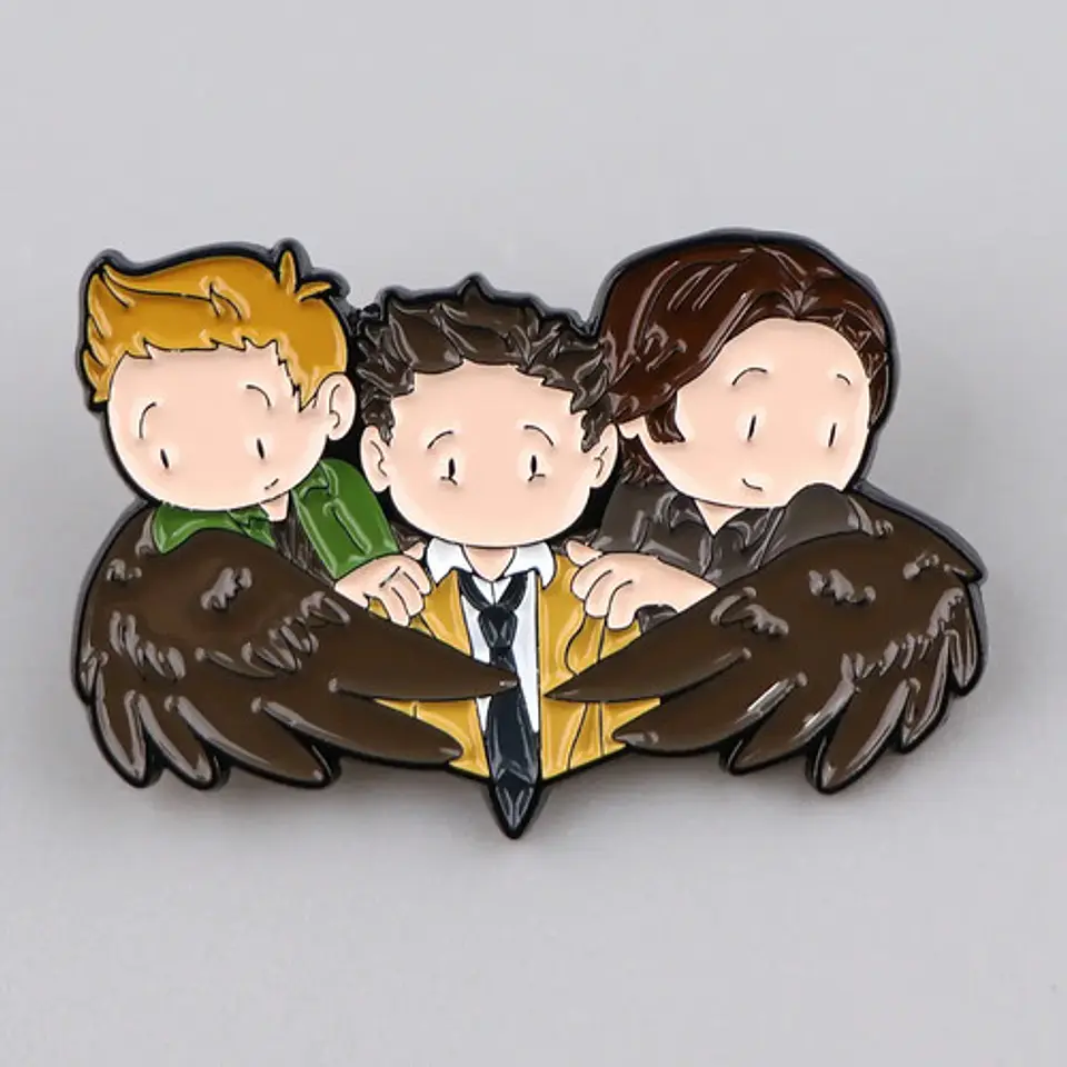 Pins De Supernatural / Chibis / Pines Metálicos (broches) 4