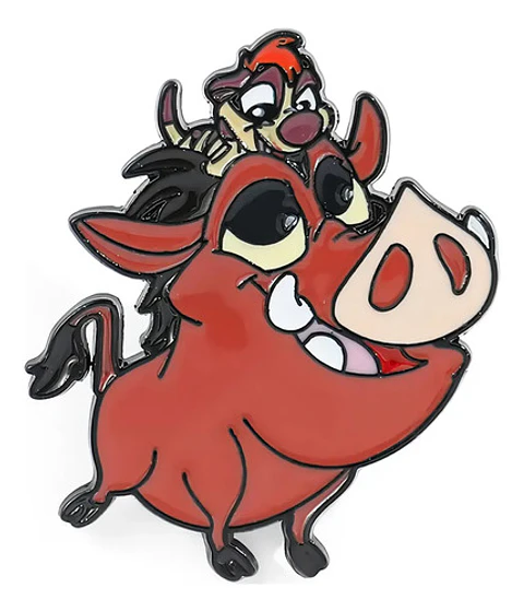 Pins De Pumba / Timón Y Pumba / Pines Metálicos (broches)
