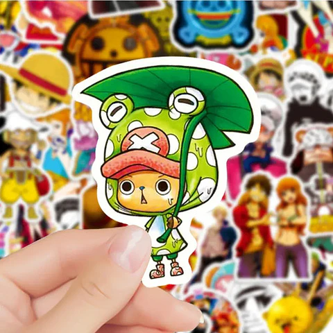 Set 100 Stickers De One Piece - Pegatinas / Calcomanías
