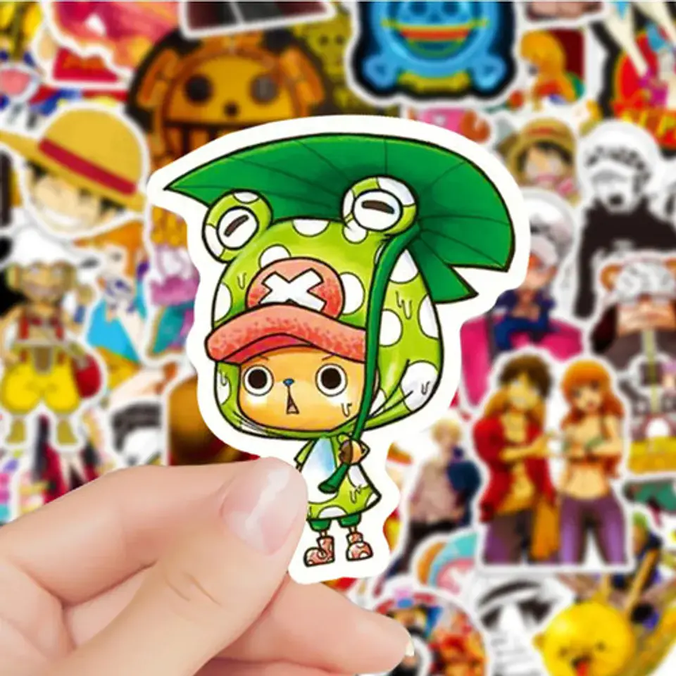 Set 100 Stickers De One Piece - Pegatinas / Calcomanías 2
