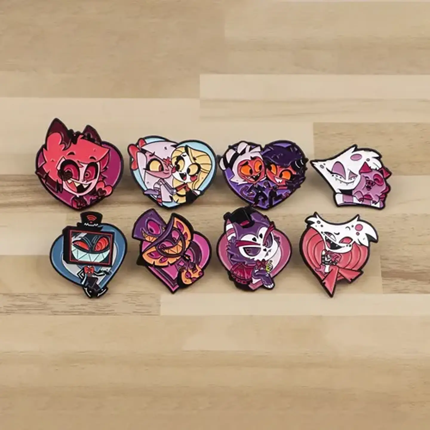 Pins De Alastor / Hazbin Hotel / Broches Metálicos (pines) 3