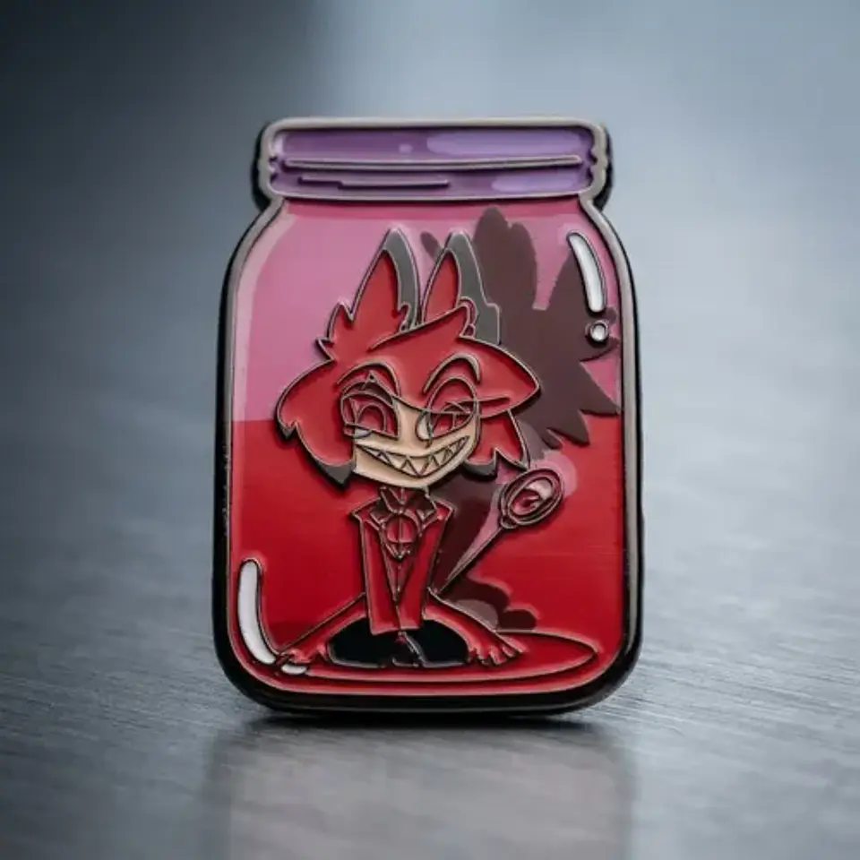 Pins De Alastor / Hazbin Hotel / Broches Metálicos (pines) 14