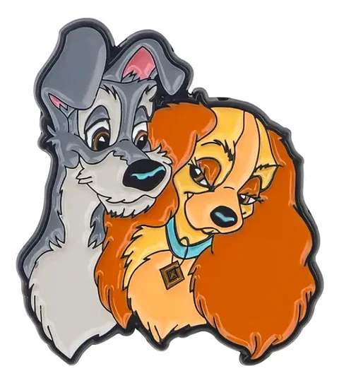 Pins De La Dama Y El Vagabundo / Broches Metálicos (pines)