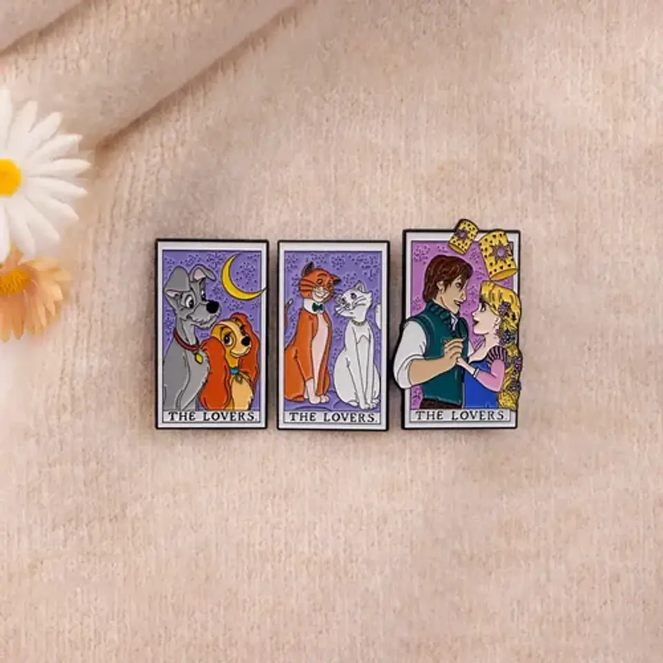 Pins De La Dama Y El Vagabundo / Broches Metálicos (pines) 8
