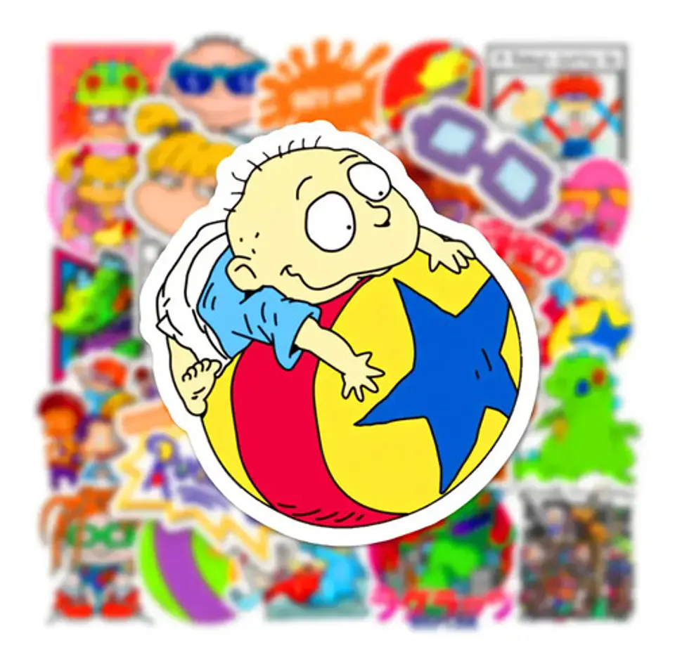 Set 100 Stickers De Rugrats - Pegatinas / Calcomanías 4