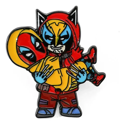 Pins De Deadpool Y Wolverine / Deadpool / Broches Metálicos