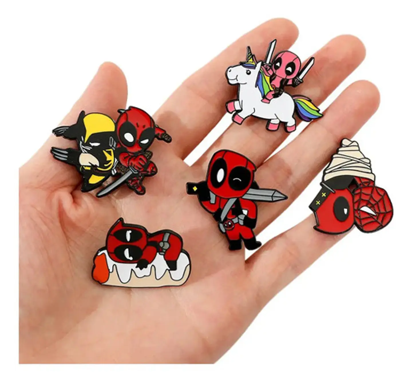 Pins De Deadpool Y Wolverine / Deadpool / Broches Metálicos 9