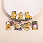 Pins De Garfield / Garfield / Pines Metálicos (broches) - Miniatura 7
