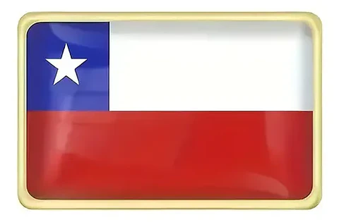 Pins De Bandera Chilena / Chile / Pines Metálicos