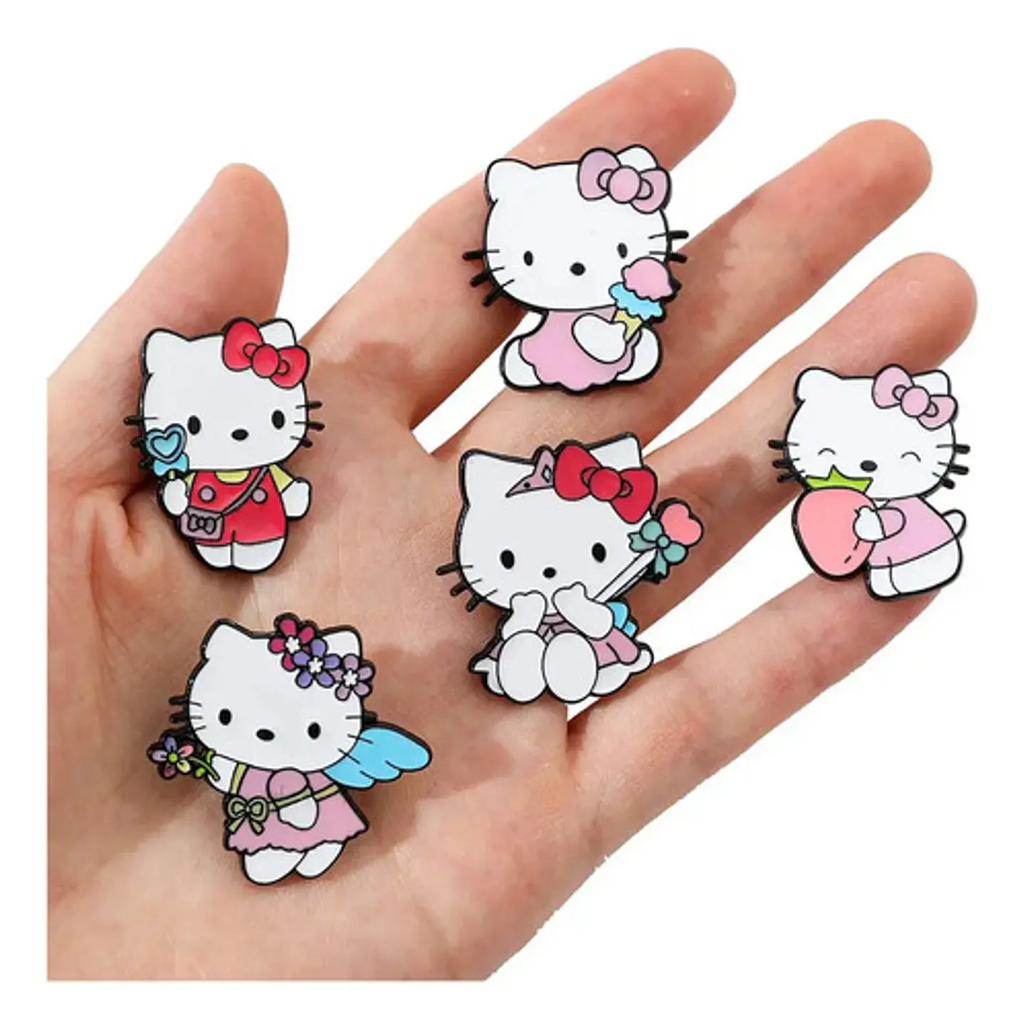 Pines De Hello Kitty / Sanrio / Broches Metálicos (pines) 2