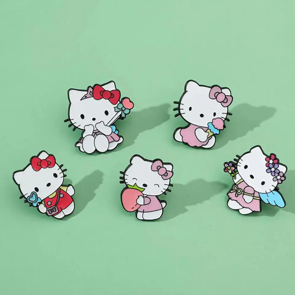 Pines De Hello Kitty / Sanrio / Broches Metálicos (pines) 6