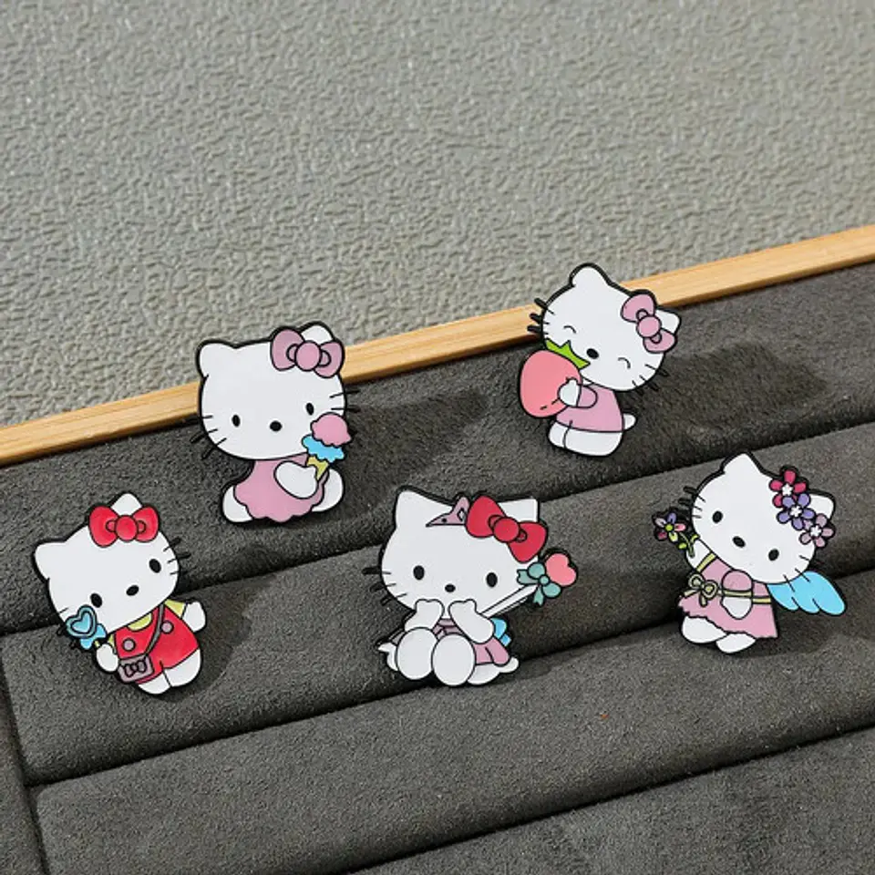 Pines De Hello Kitty / Sanrio / Broches Metálicos (pines) 10