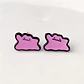 Aros Aretes Pendientes De Ditto / Acero Quirúrgico - Miniatura 2