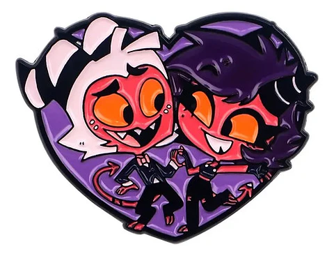 Pins De Hotel Hazbin / Hazbin Hotel / Broches Metálicos