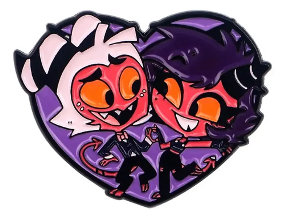 Pins De Hotel Hazbin / Hazbin Hotel / Broches Metálicos 1