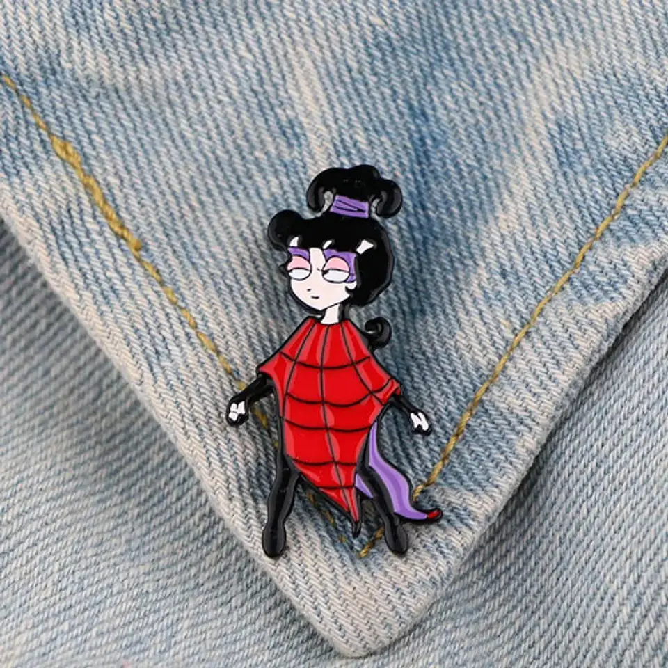Pins De Lydia Deetz / Beetlejuice / Pines Metálicos 3