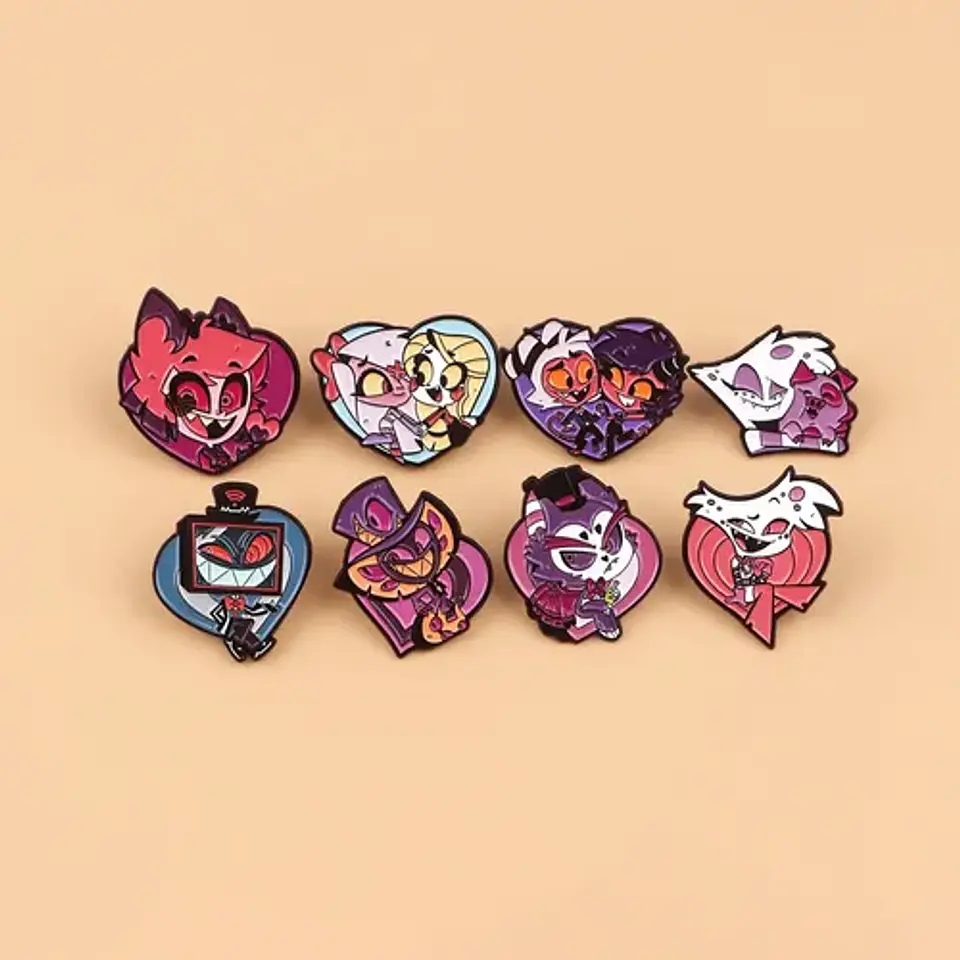 Pins Charlie Morningstar / Hazbin Hotel / Broches Metálicos 3