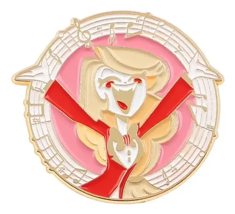 Pins Charlie Morningstar / Hazbin Hotel / Broches Metálicos 5