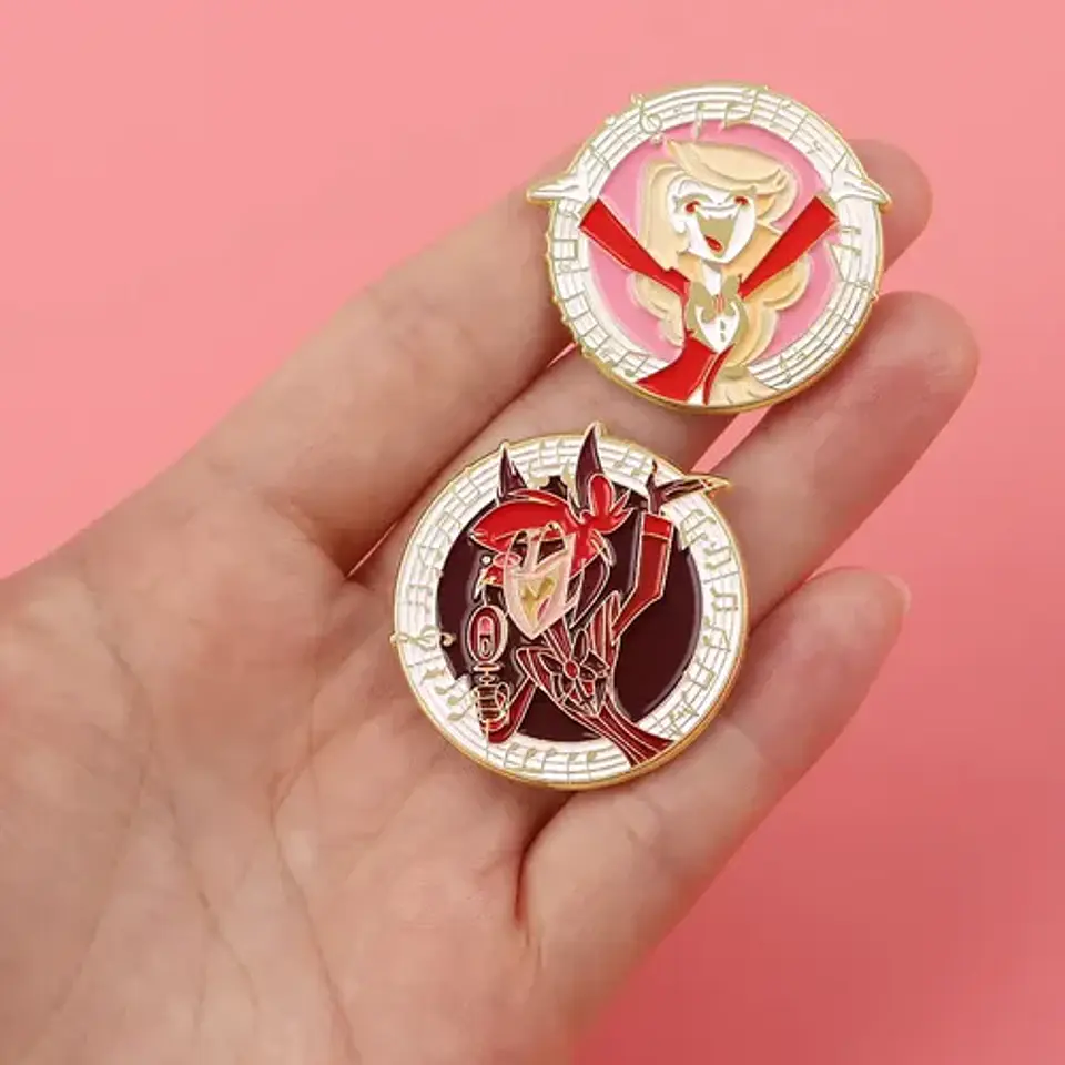Pins Charlie Morningstar / Hazbin Hotel / Broches Metálicos 6