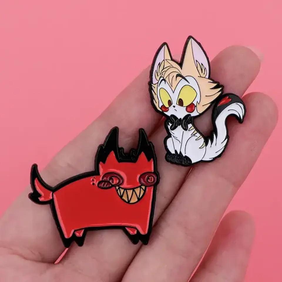 Pins Charlie Morningstar / Hazbin Hotel / Broches Metálicos 10