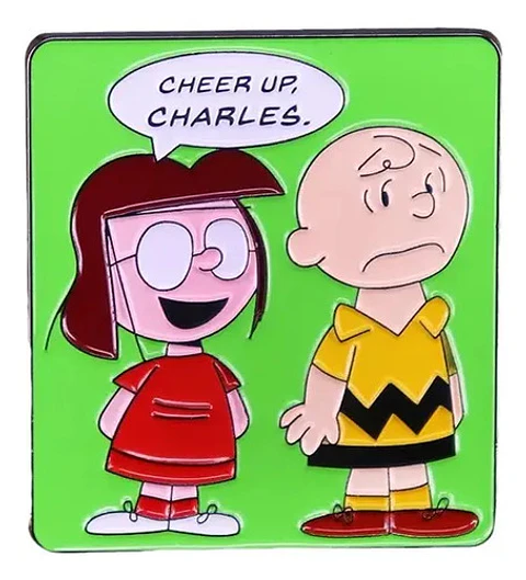 Pins Charlie Brow Y Sus Amigos / Peanuts / Broches Metálicos