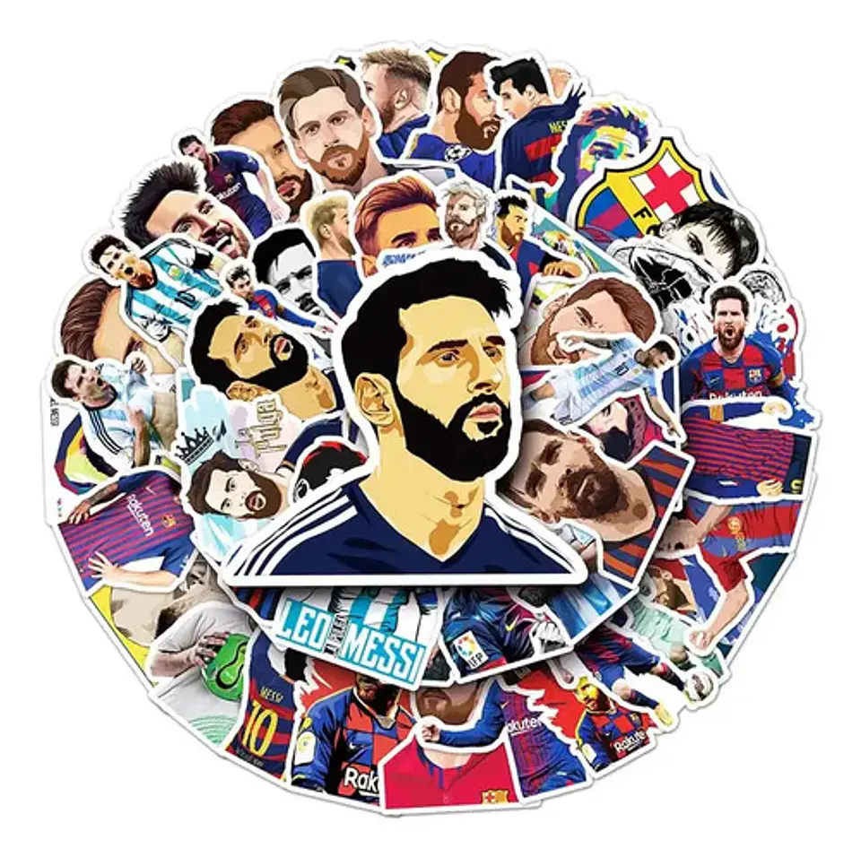 Set 100 Stickers De Lionel Messi - Pegatinas / Calcomanías 3