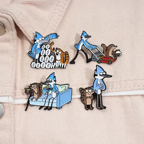 Pins De Regular Show /  Un Show Mas / Pines Metálicos