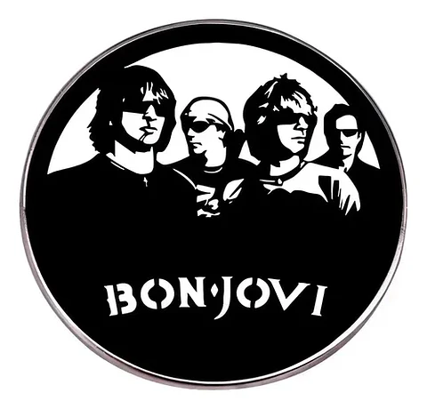 Pins De Bon Jovi / Musica / Pines Metálicos (broches)