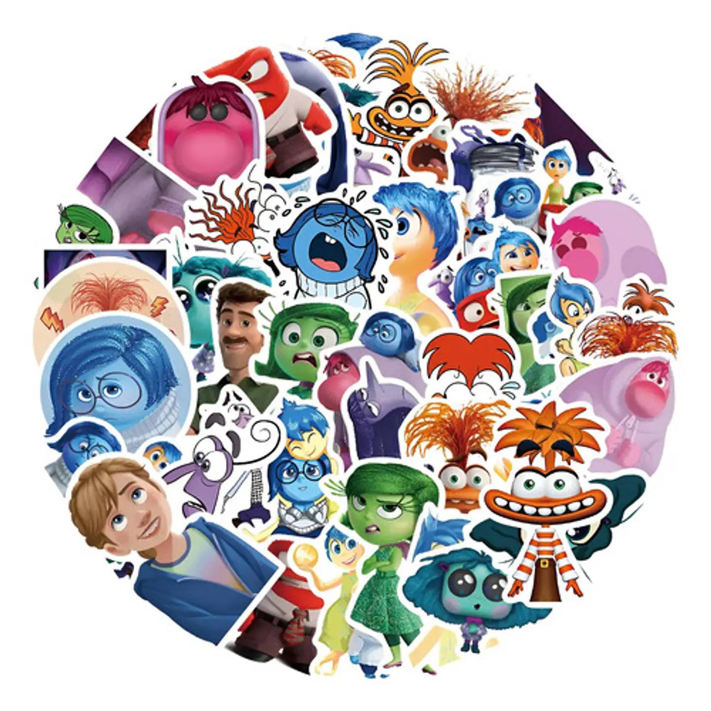 Intensamente 2  - Set De 50 Stickers / Calcomanías 1