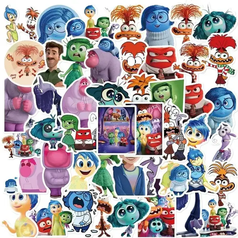 Intensamente 2  - Set De 50 Stickers / Calcomanías 2