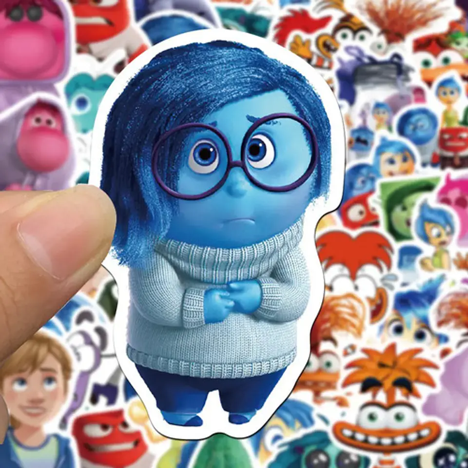 Intensamente 2  - Set De 50 Stickers / Calcomanías 3