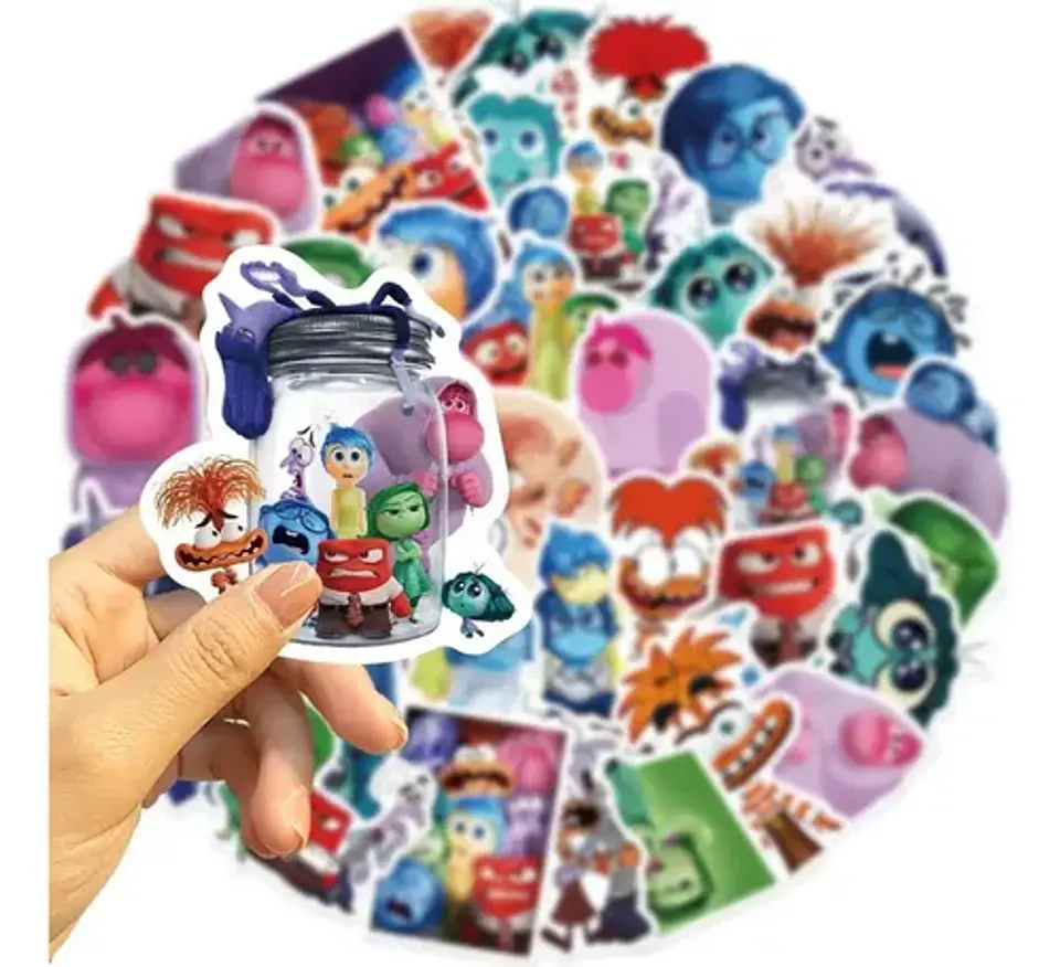 Intensamente 2  - Set De 50 Stickers / Calcomanías 4
