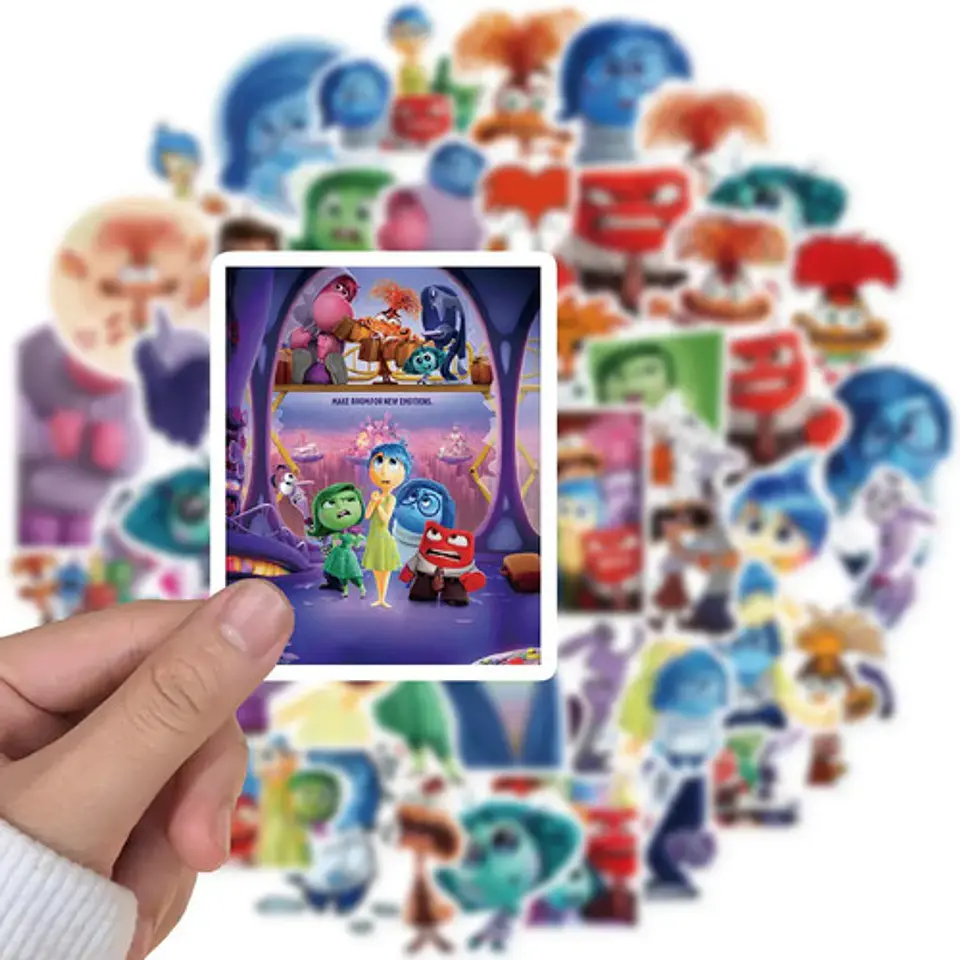 Intensamente 2  - Set De 50 Stickers / Calcomanías 6