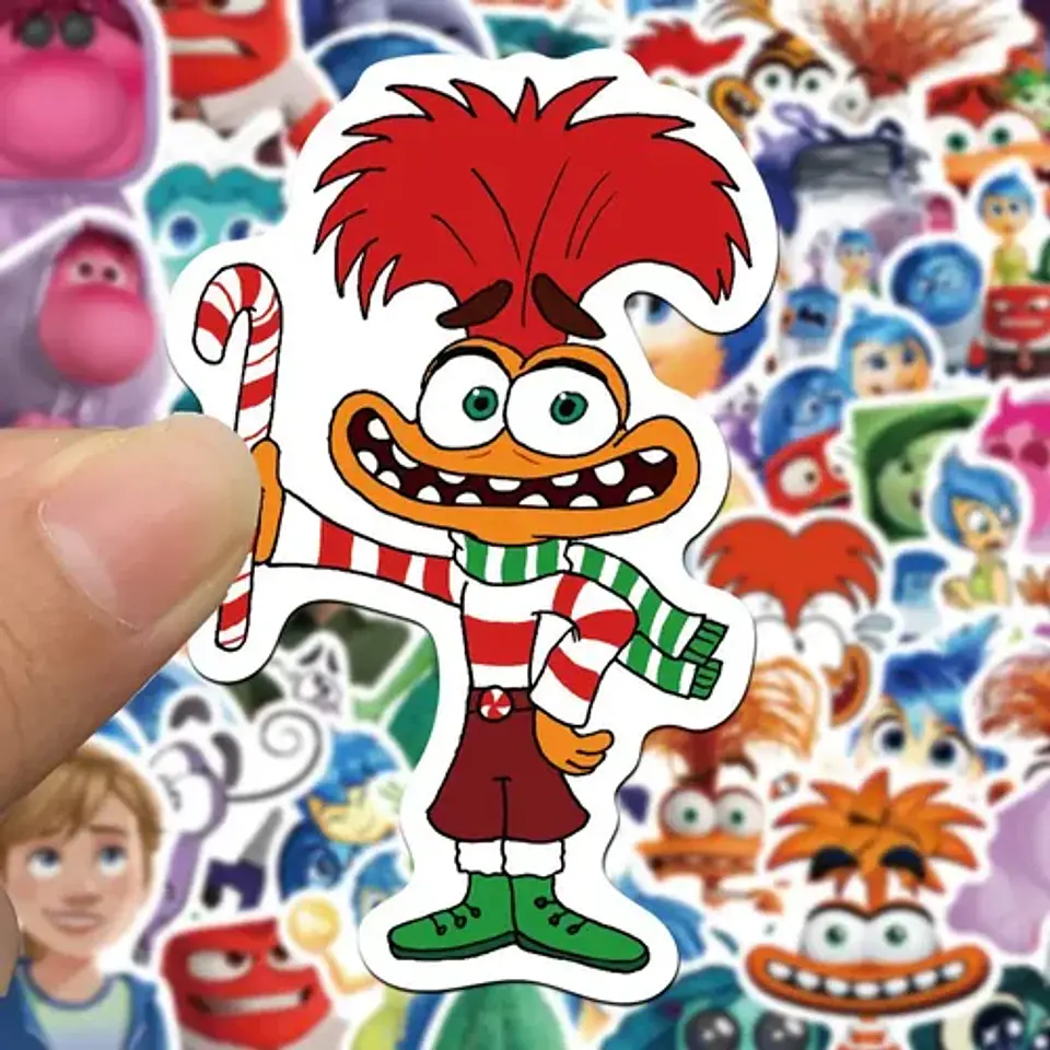 Intensamente 2  - Set De 50 Stickers / Calcomanías 7