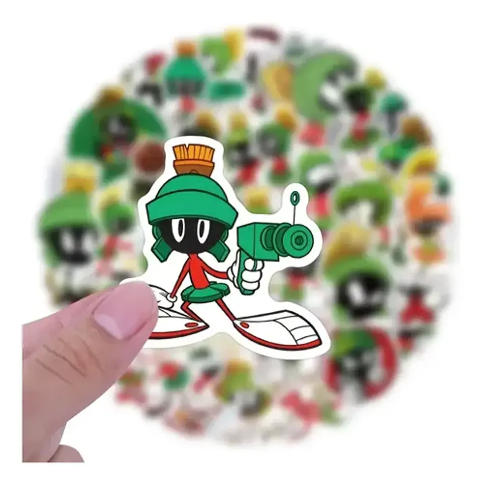 Marvin El Marciano - Set De 50 Stickers / Calcomanías 3