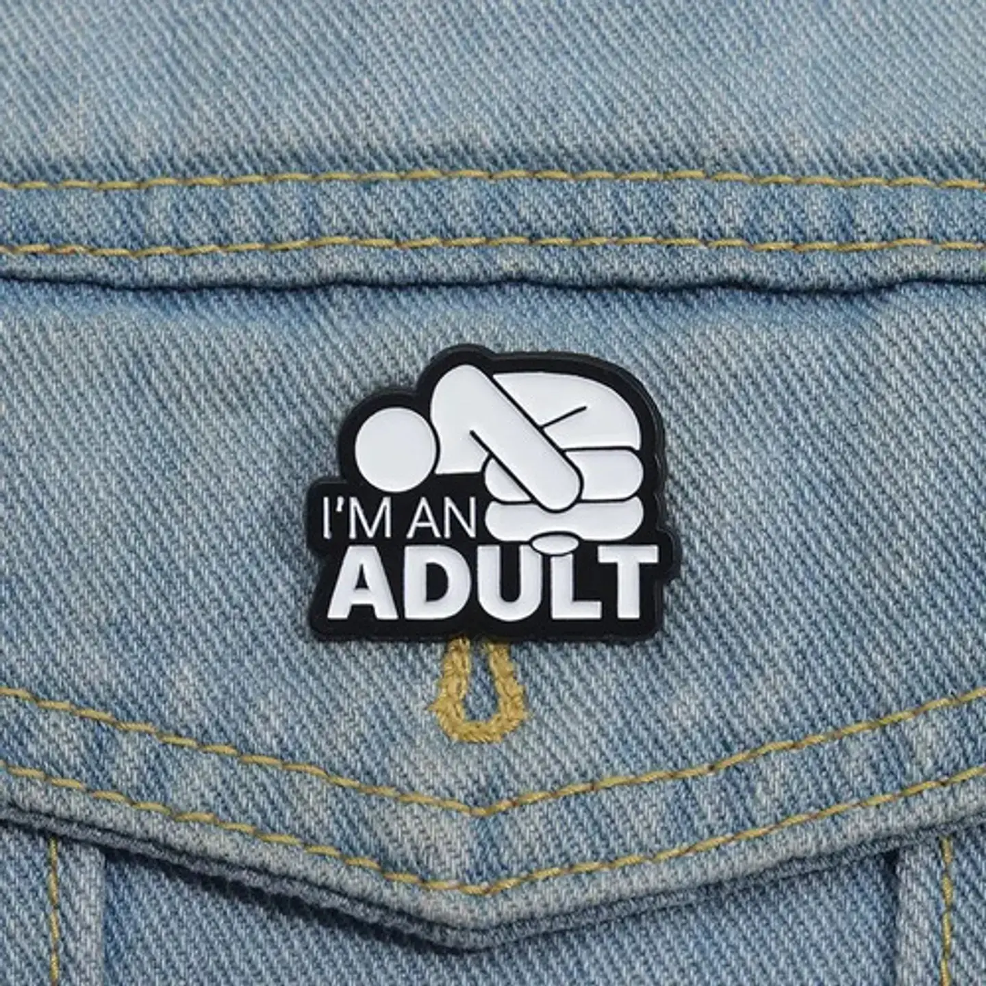 Pins De I Am An Adult / Yo Soy Un Adulto / Pines Metálicos 5