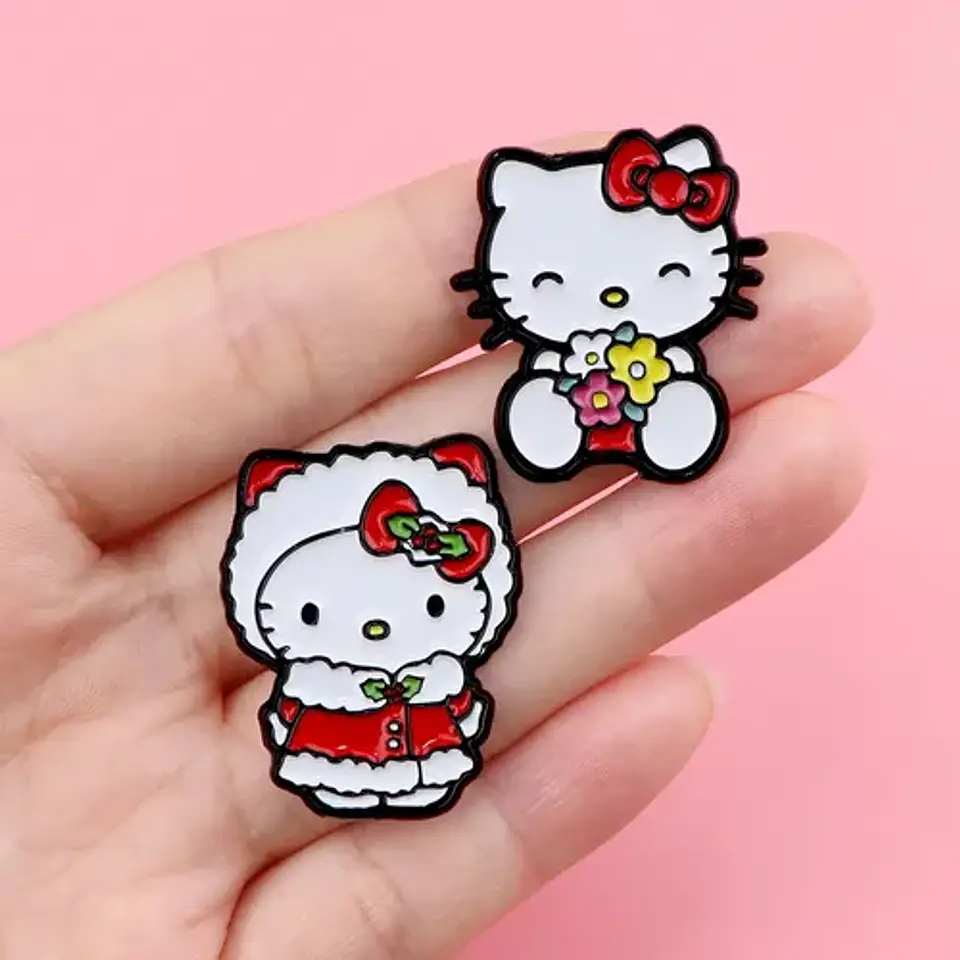 Pins De Hello Kitty / Hello Kitty / Broches Metálicos 9