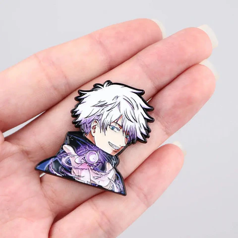 Pins De Satoru Gojo / Jujutsu Kaisen / Broches Metálicos