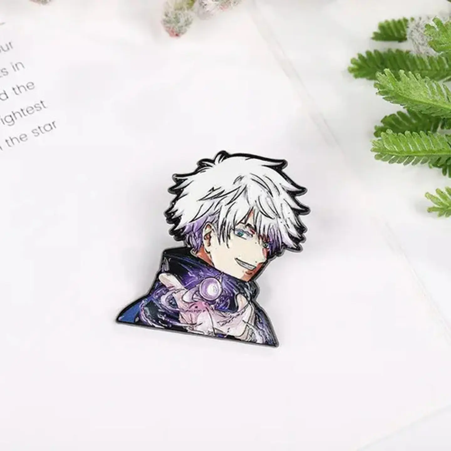Pins De Satoru Gojo / Jujutsu Kaisen / Broches Metálicos 3
