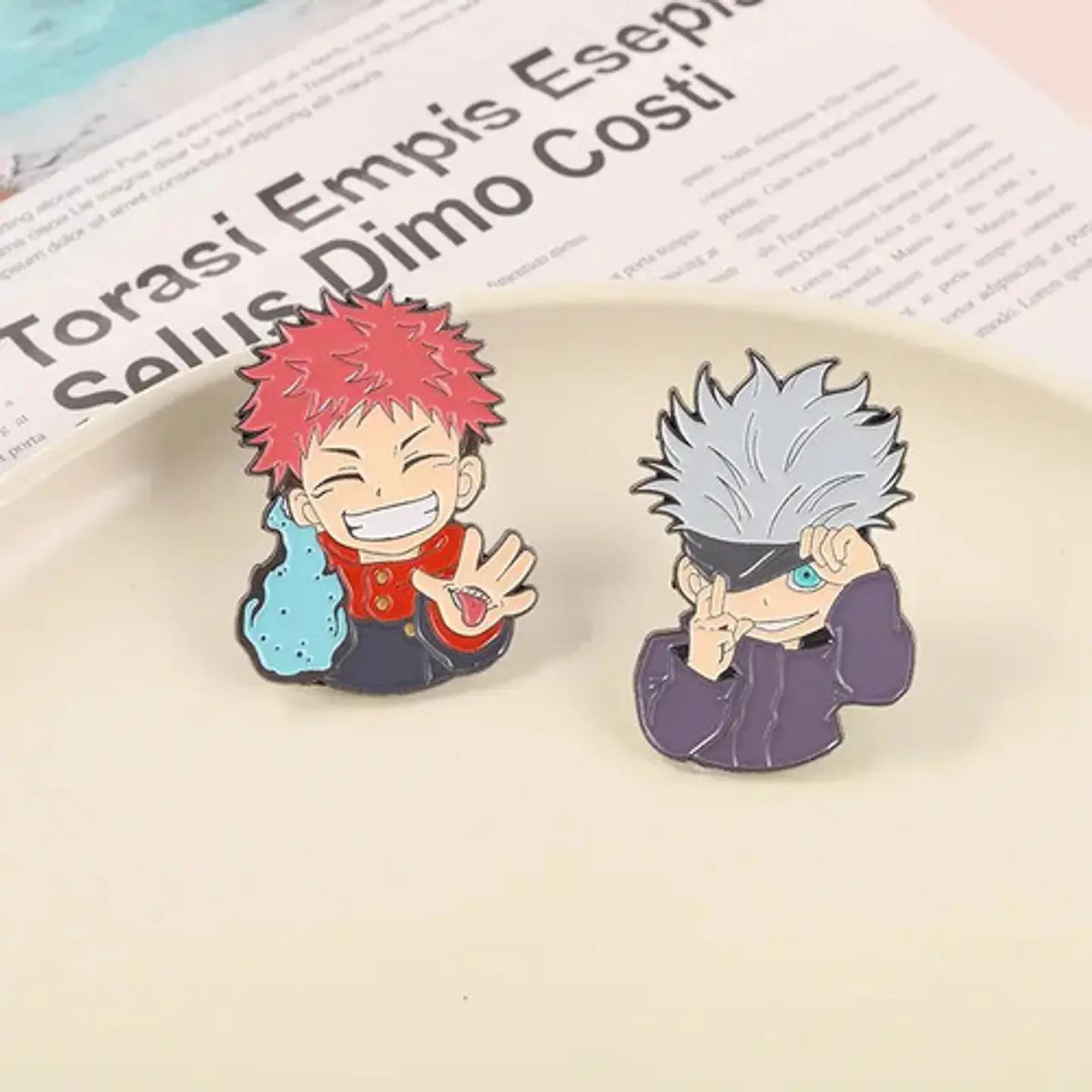 Pins De Satoru Gojo / Jujutsu Kaisen / Broches Metálicos 7