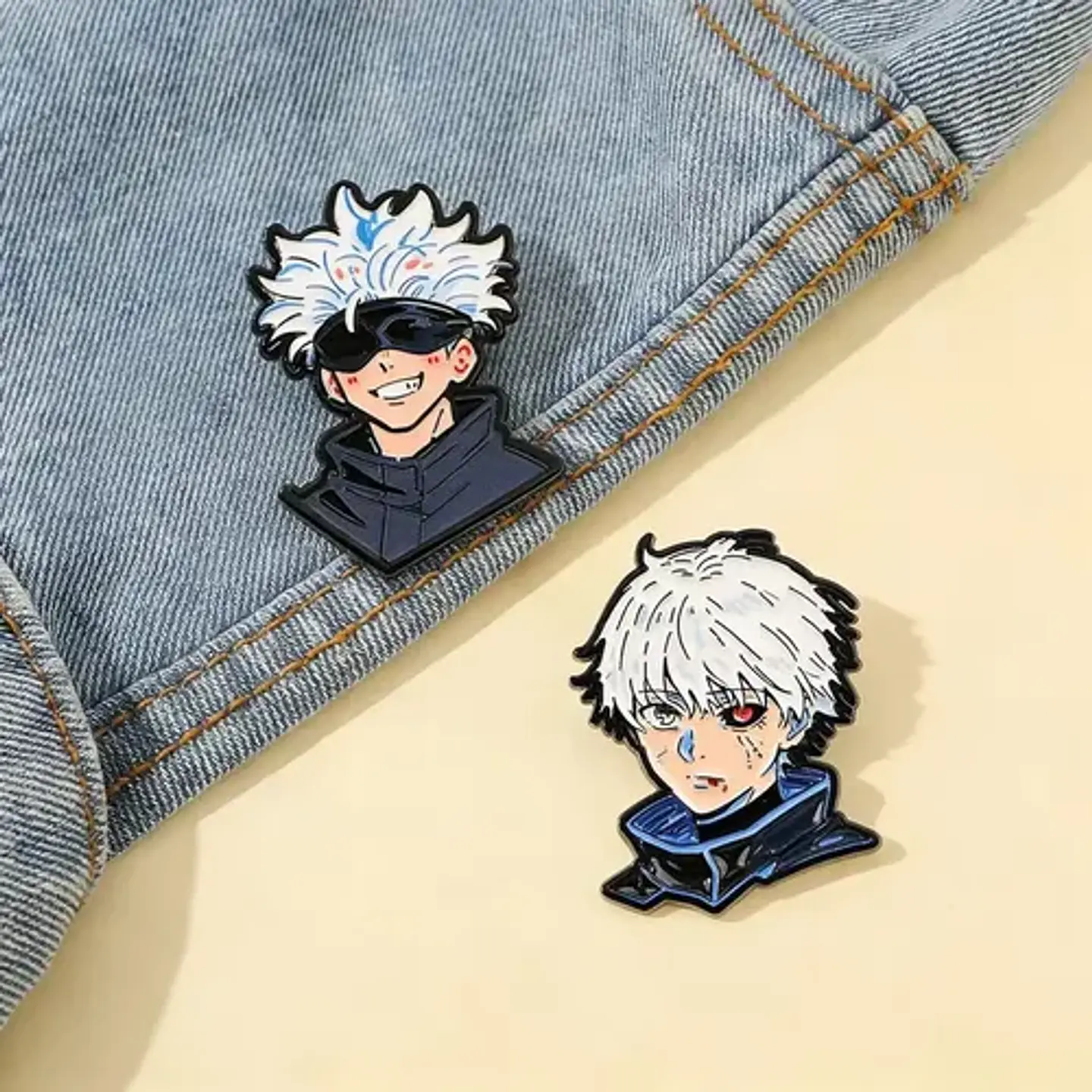 Pins De Satoru Gojo / Jujutsu Kaisen / Broches Metálicos 18