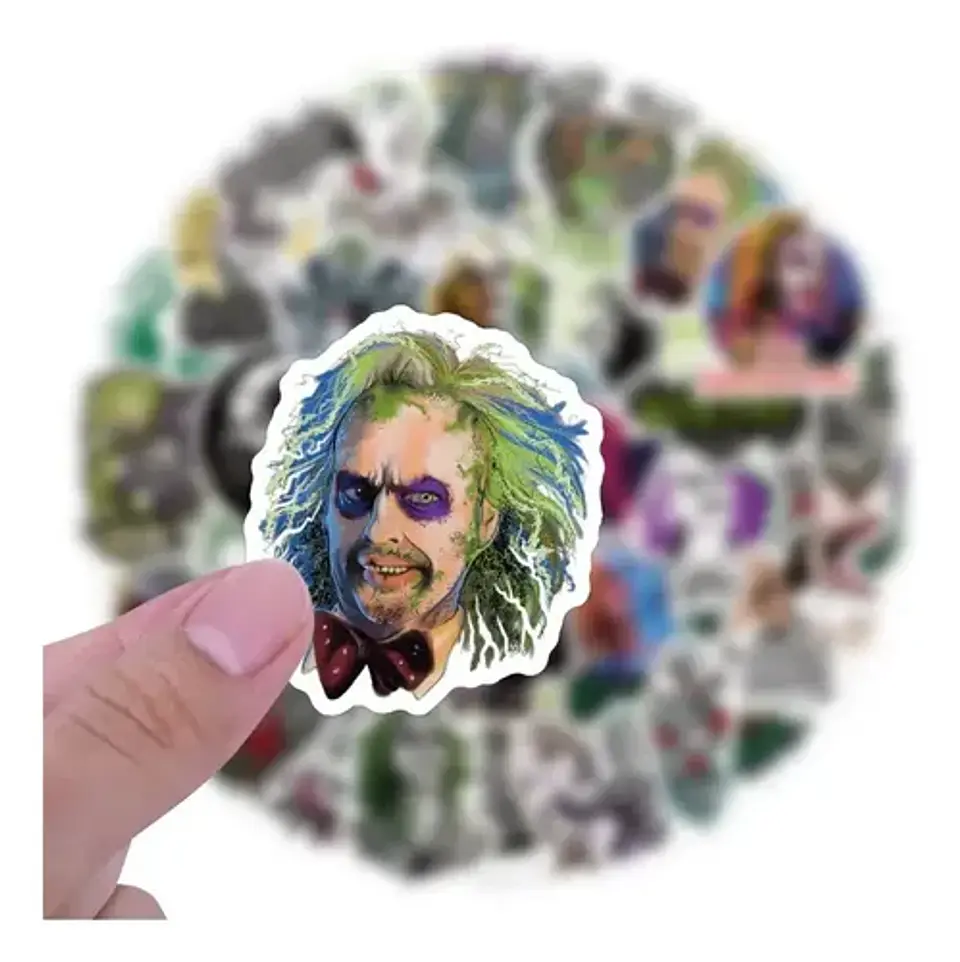 Beetlejuice - Set De 50 Stickers / Calcomanías Autoadhesivas 4