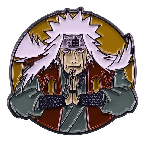Pins De Jiraiya / Naruto / Broches Metálicos (pines)