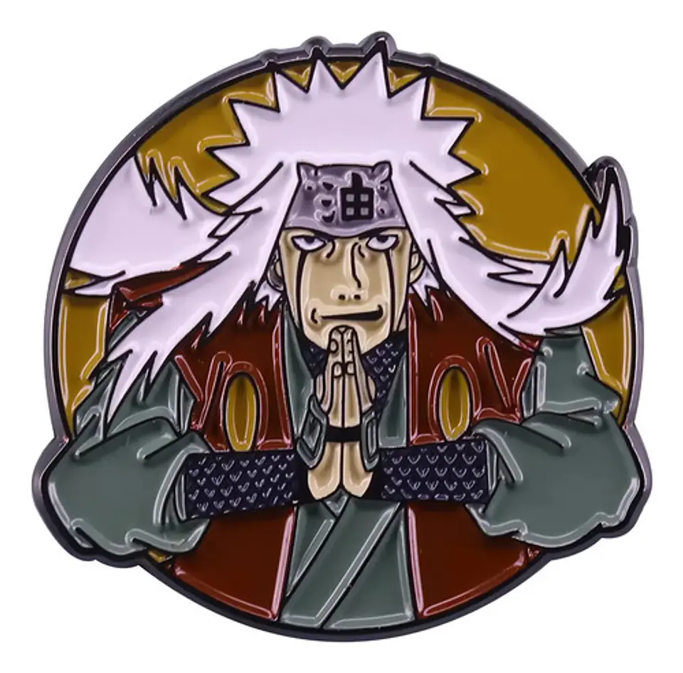 Pins De Jiraiya / Naruto / Broches Metálicos (pines) 1