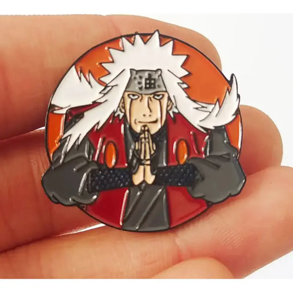 Pins De Jiraiya / Naruto / Broches Metálicos (pines) 2
