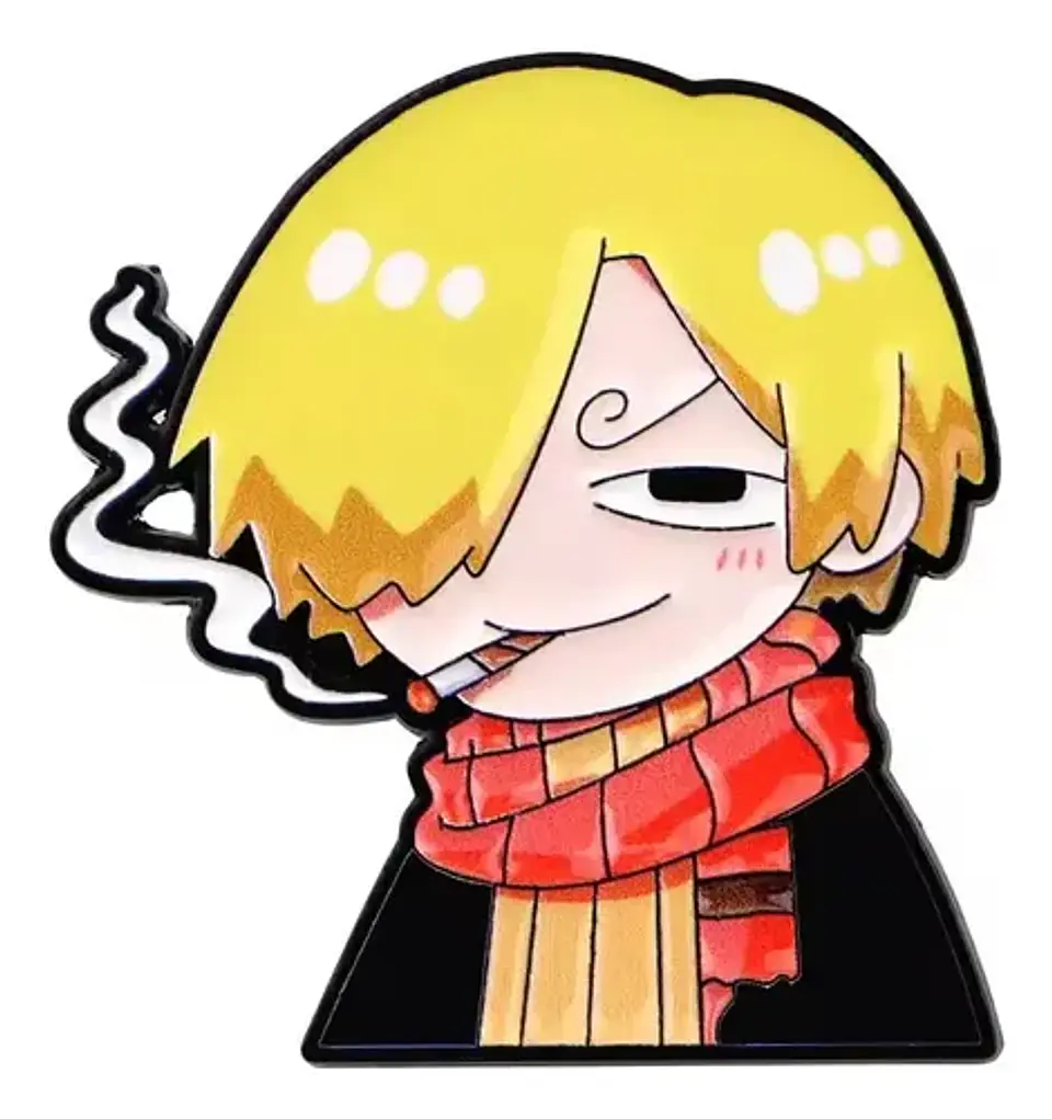 Pins Vinsmoke Sanji / One Piece / Broches Metálicos (pines) 9