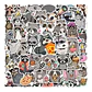 Mapache Kawaii - Set De 50 Stickers / Calcomanías - Miniatura 4
