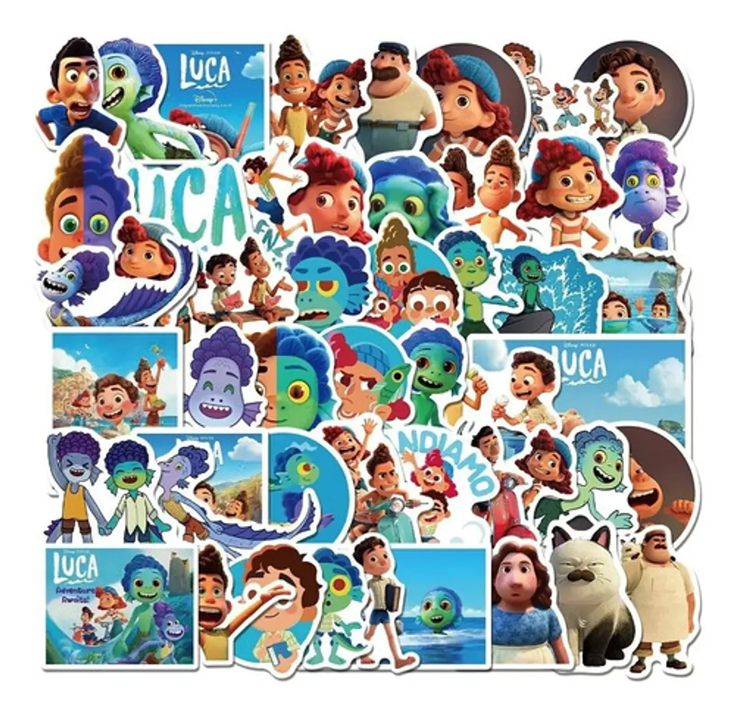 Luca - Set De 50 Stickers / Calcomanías Autoadhesivas 3